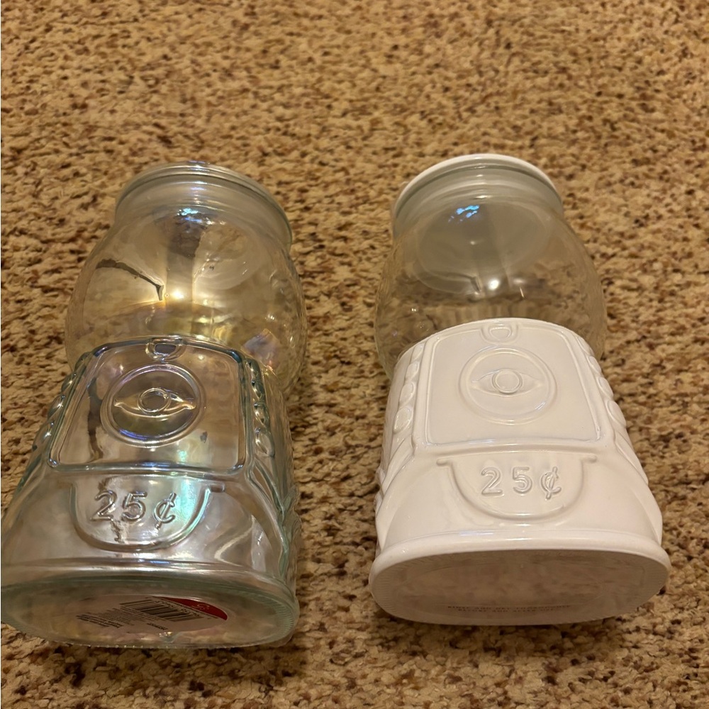 Set of 2 Gumball Glass decorative pieces from Target New